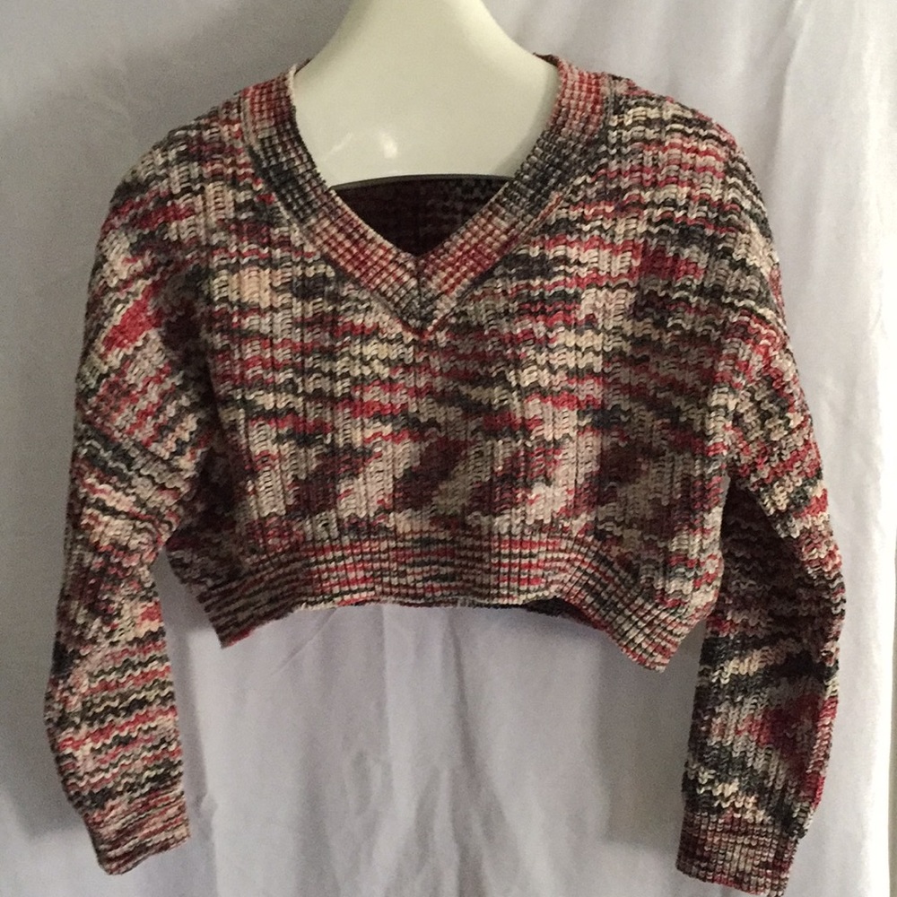 NWT Say What? Cropped Sweater